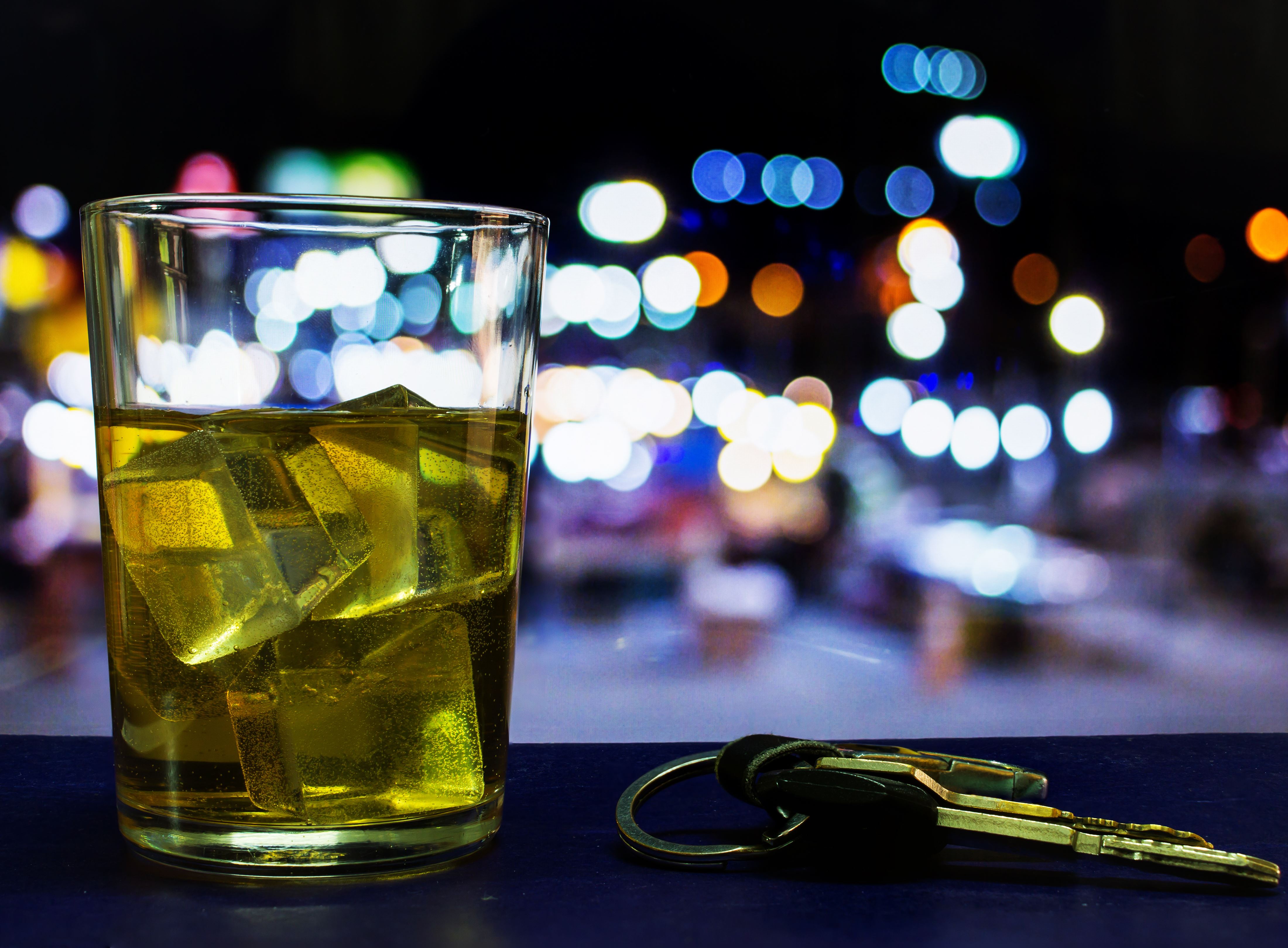 Whiskey & keys before a DUI in California